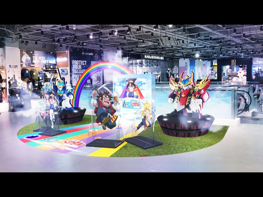 靠近 Xplus 的展覽區設計圖