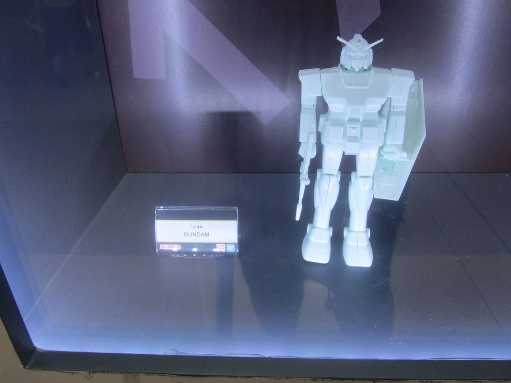 歷代不同大小比例的高達 RX-78-2 模型展示
