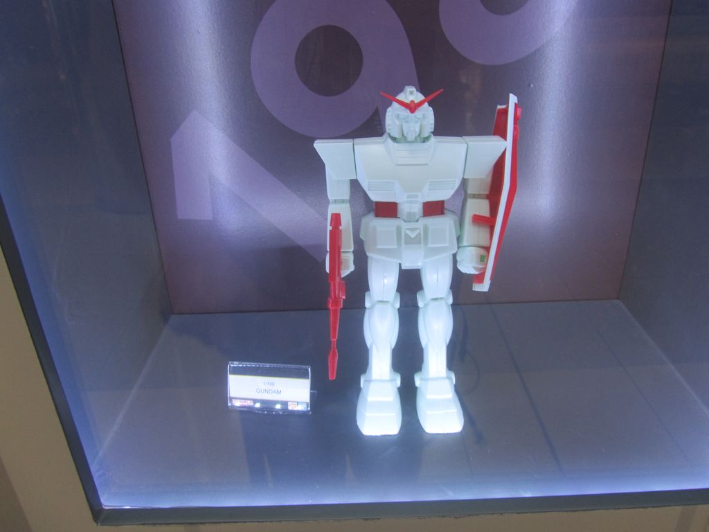 歷代不同大小比例的高達 RX-78-2 模型展示