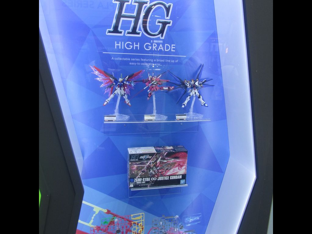 歷代不同規格的高達模型:High Grade