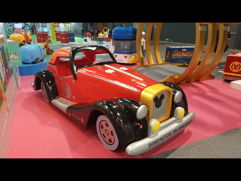 Takara Tomy 攤位(Tomica 迪士尼玩具推出10週年展區)